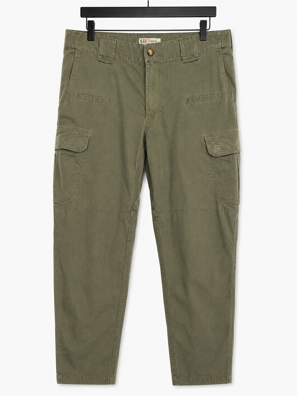 5.11 Tactical Men’s Olive Green Cargo Pants Size 36x32 Ripstop Utility Repair